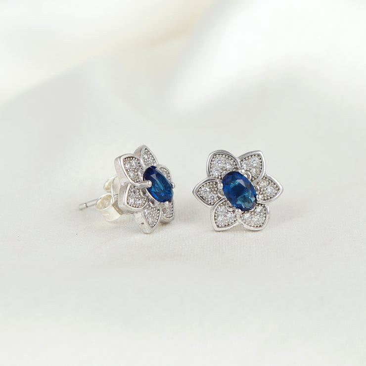 Silver Mirage Floweret Earring