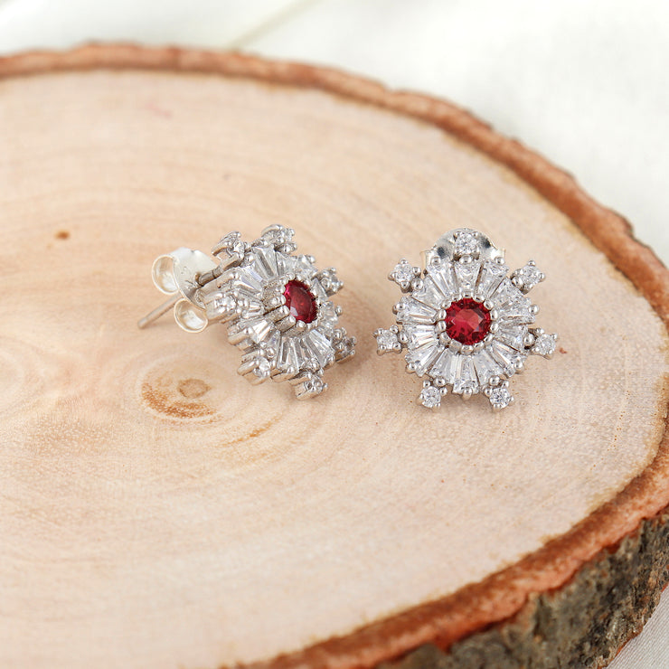 Silver Whispering Night Earring