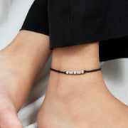 Radiant Silver Everyday Anklet