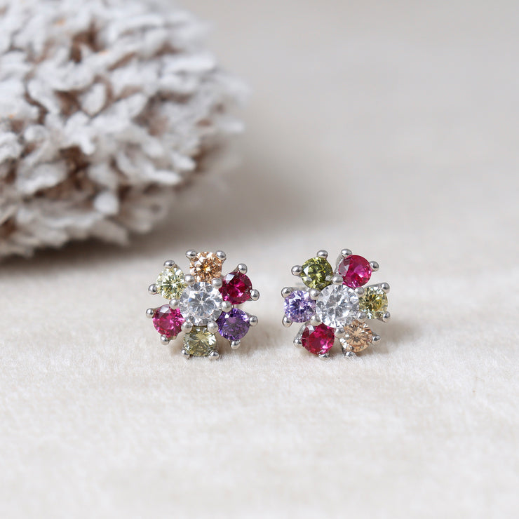 Blossom Multicolor Charm Earrings