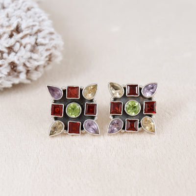 Kaleidoscope Gemstone Earrings