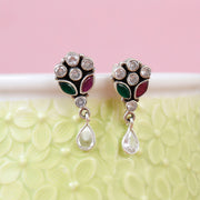 Emerald and Ruby Glimmering Drops