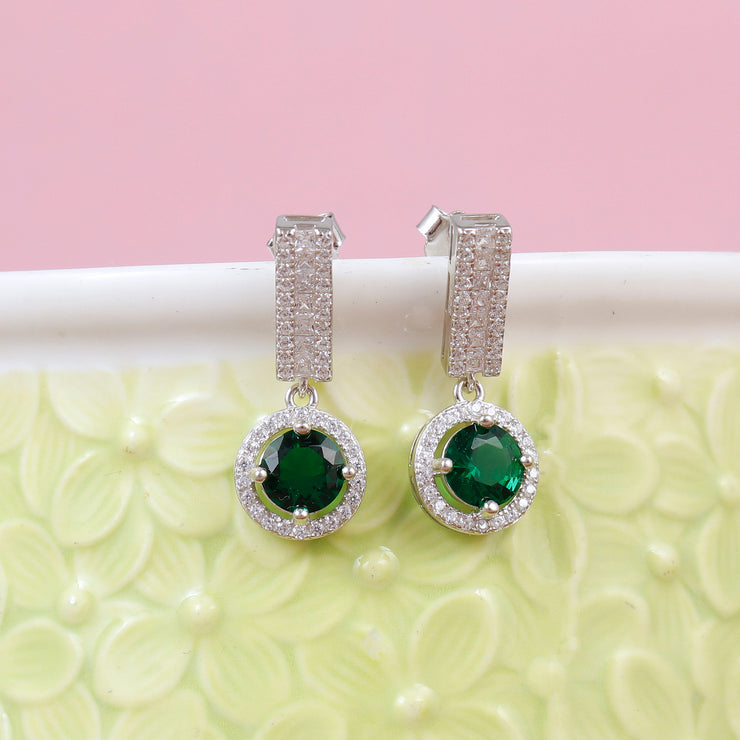 Mini Emerald Earring