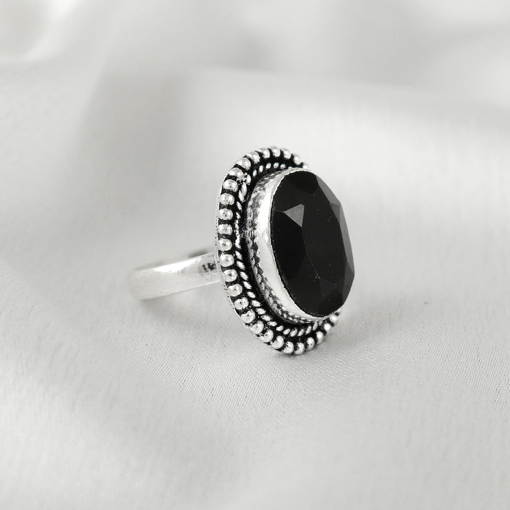 Charming Rava Wire Work Silver Ring