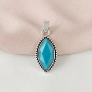 Exquisite Rava Work Sterling Silver Pendant