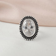 Charming Rava Wire Work Silver Ring