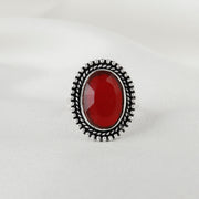 Charming Rava Wire Work Silver Ring