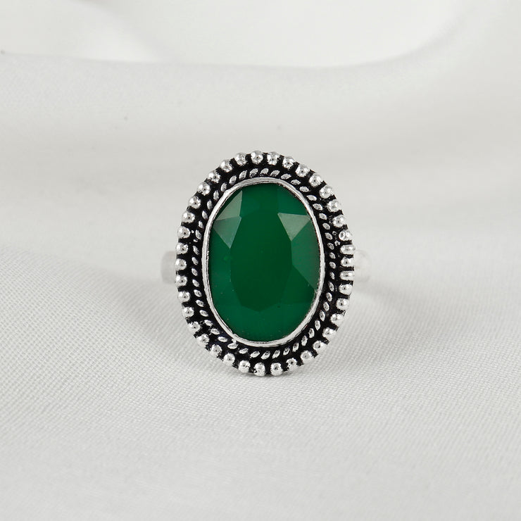 Charming Rava Wire Work Silver Ring