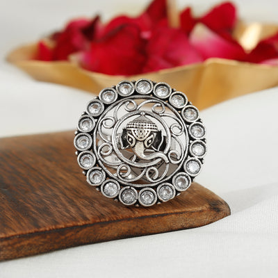 Celestial God Sterling Silver Ring