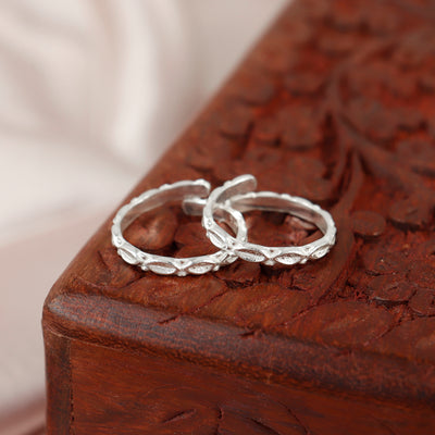 Petal Sterling Silver Toerings