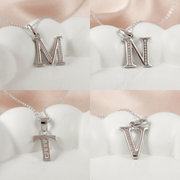 Silver Initial Pendant