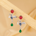 Sterling Silver Hummingbird Earrings