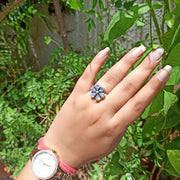Blossom Shine Silver Ring For Women