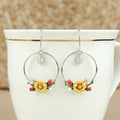 Blossom Trail Silver Earrings
