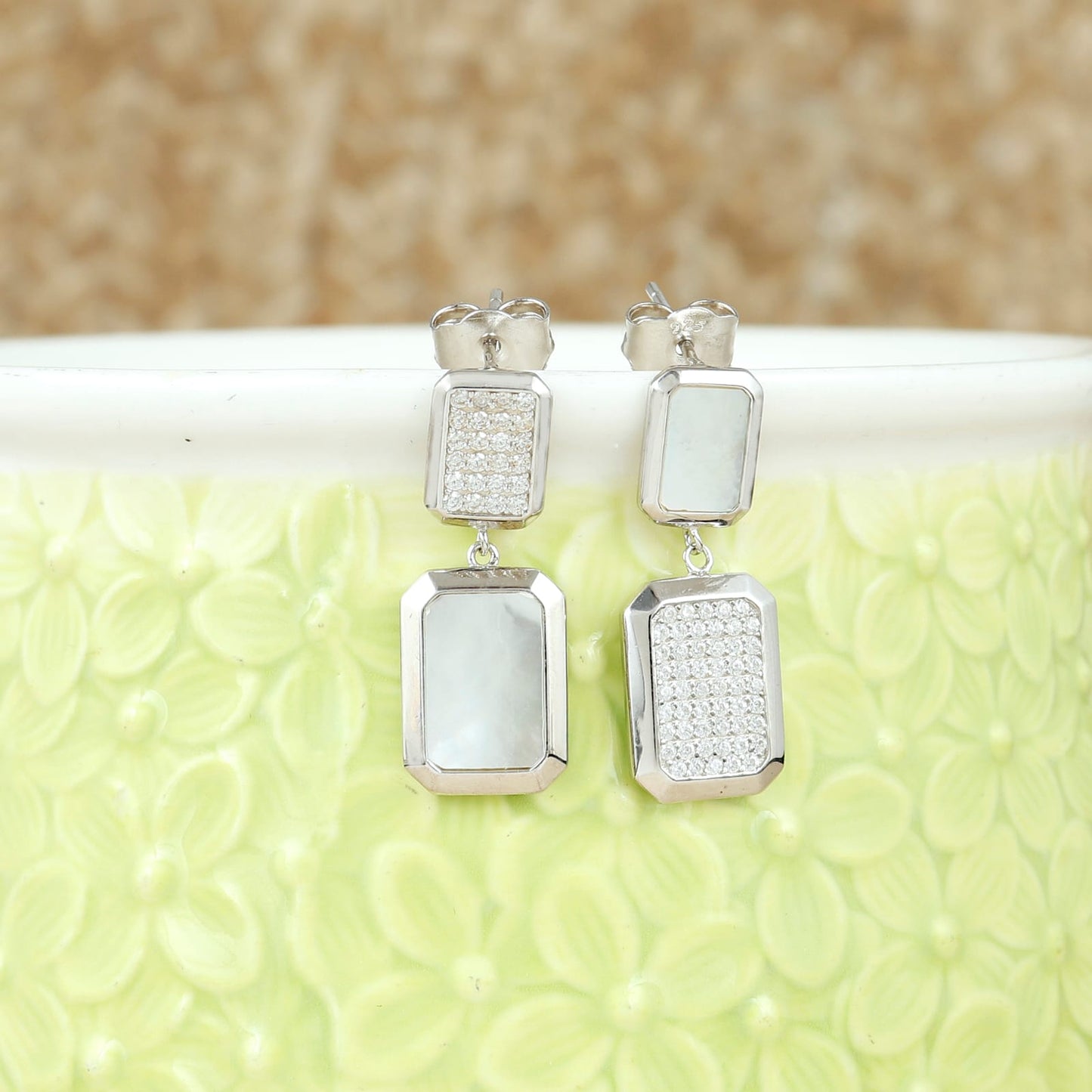 Sterling Silver Elegant Earring for Her