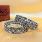 Zehra Heritage Silver Bangle