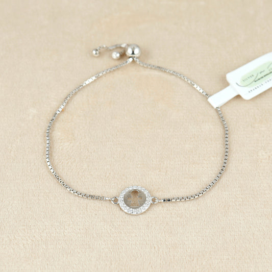 Lock Key Sterling Silver Bracelet