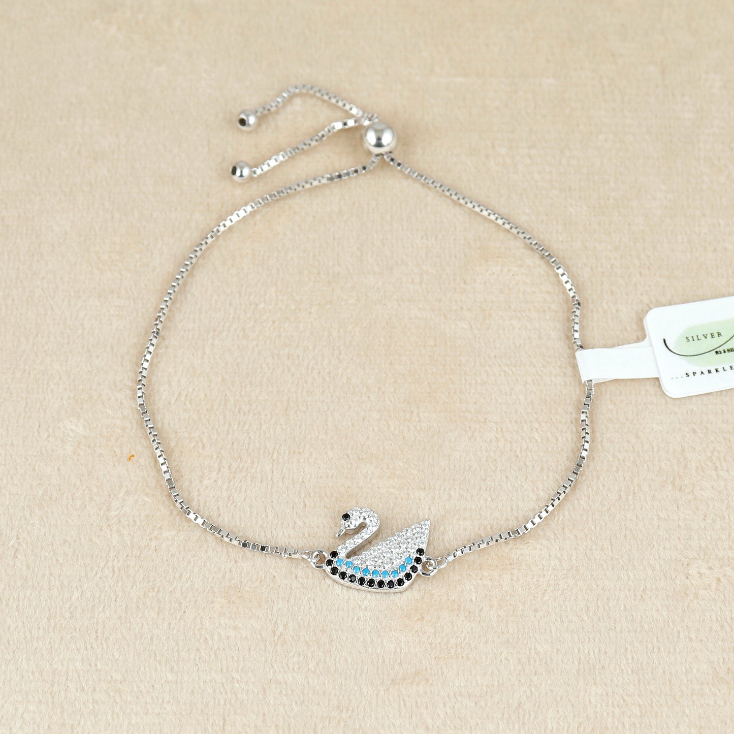 Swam Whisper Luxe Silver Bracelet