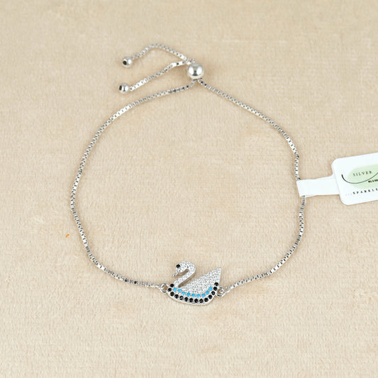 Swam Whisper Luxe Silver Bracelet