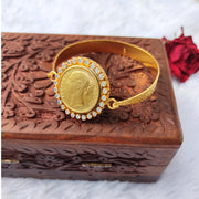 Gold Plated Silver Coin Kada