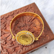 Gold Plated Silver Coin Kada