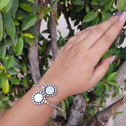 92.5 Silver Coin Bracelet